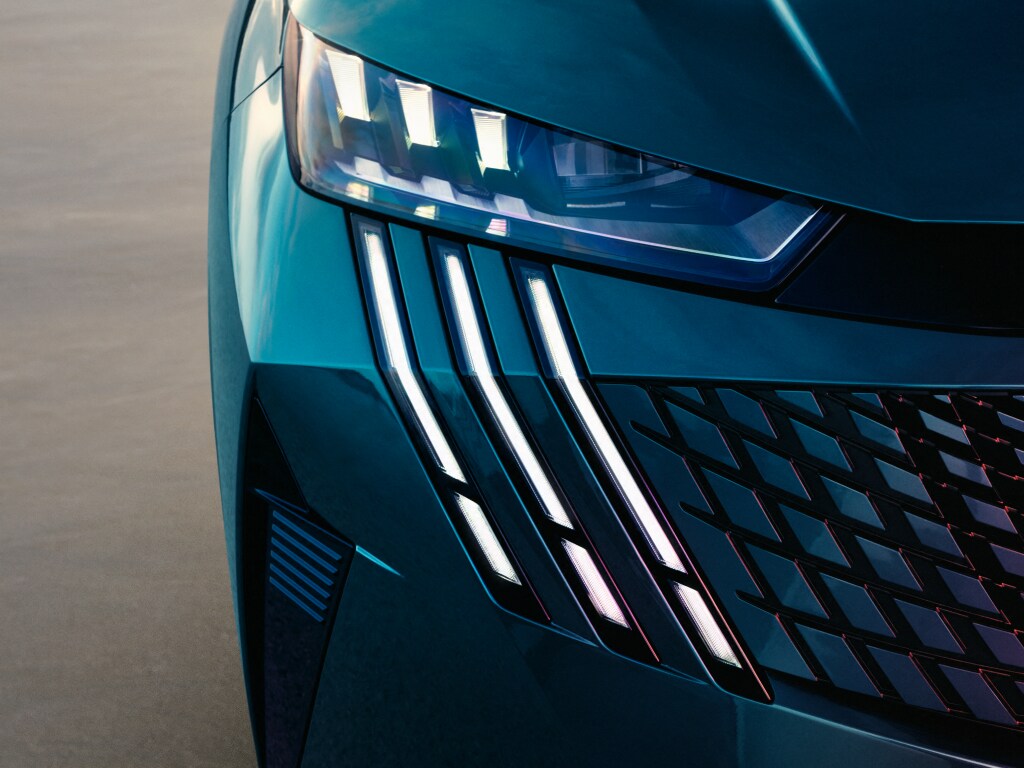 Nieuwe PEUGEOT 3008 Hybrid Blue Obsession PEUGEOT PIXEL LED-koplampen