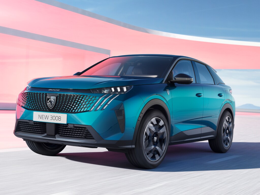 Nieuwe PEUGEOT 3008 Hybrid Obsession Blue vooraanzicht