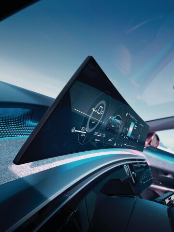 PEUGEOT E-3008 Panoramisch floating screen