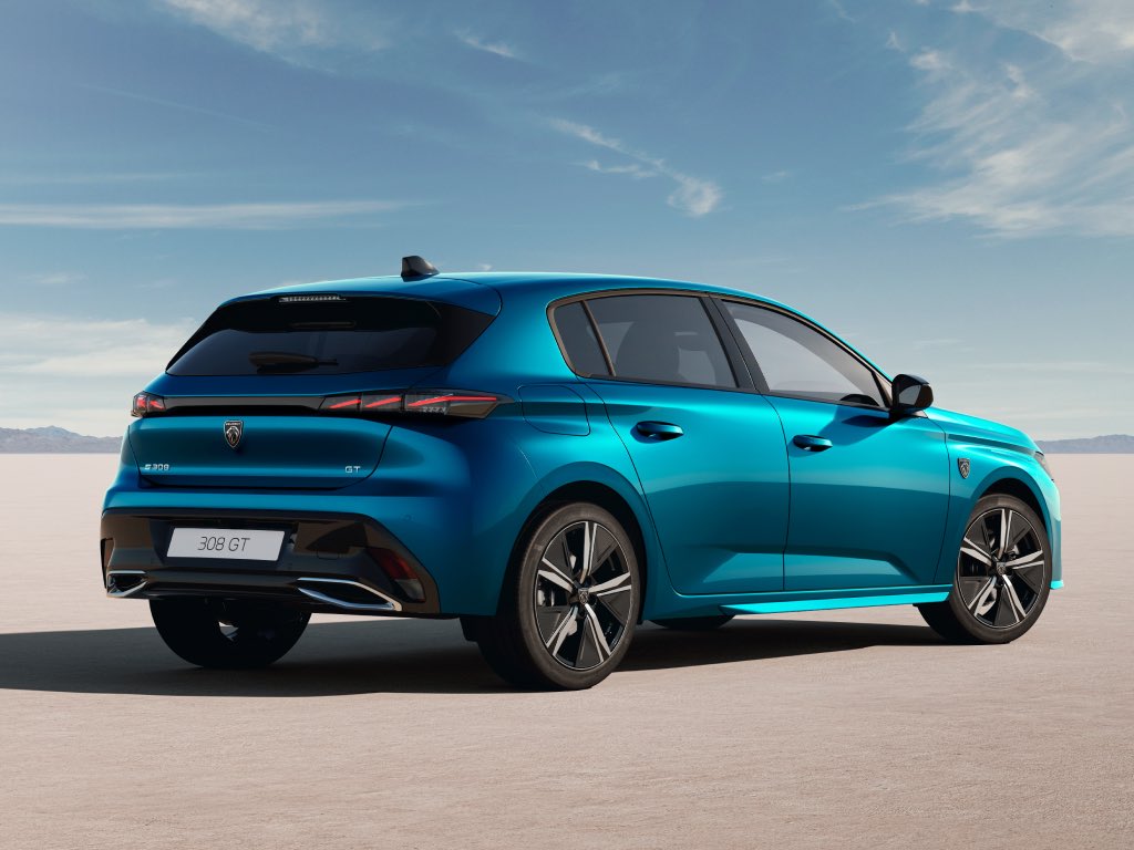 PEUGEOT 308 Hybrid achteraanzicht