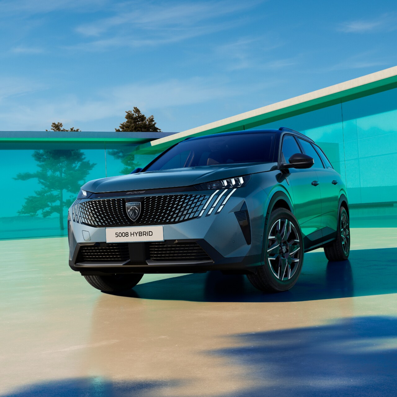 PEUGEOT 5008 Hybrid vooraanzicht